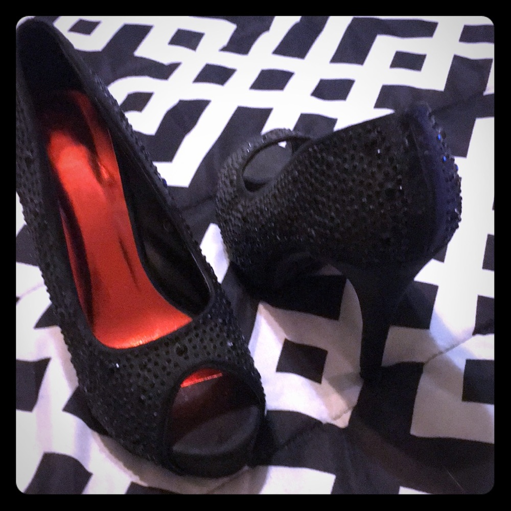 Black heels
